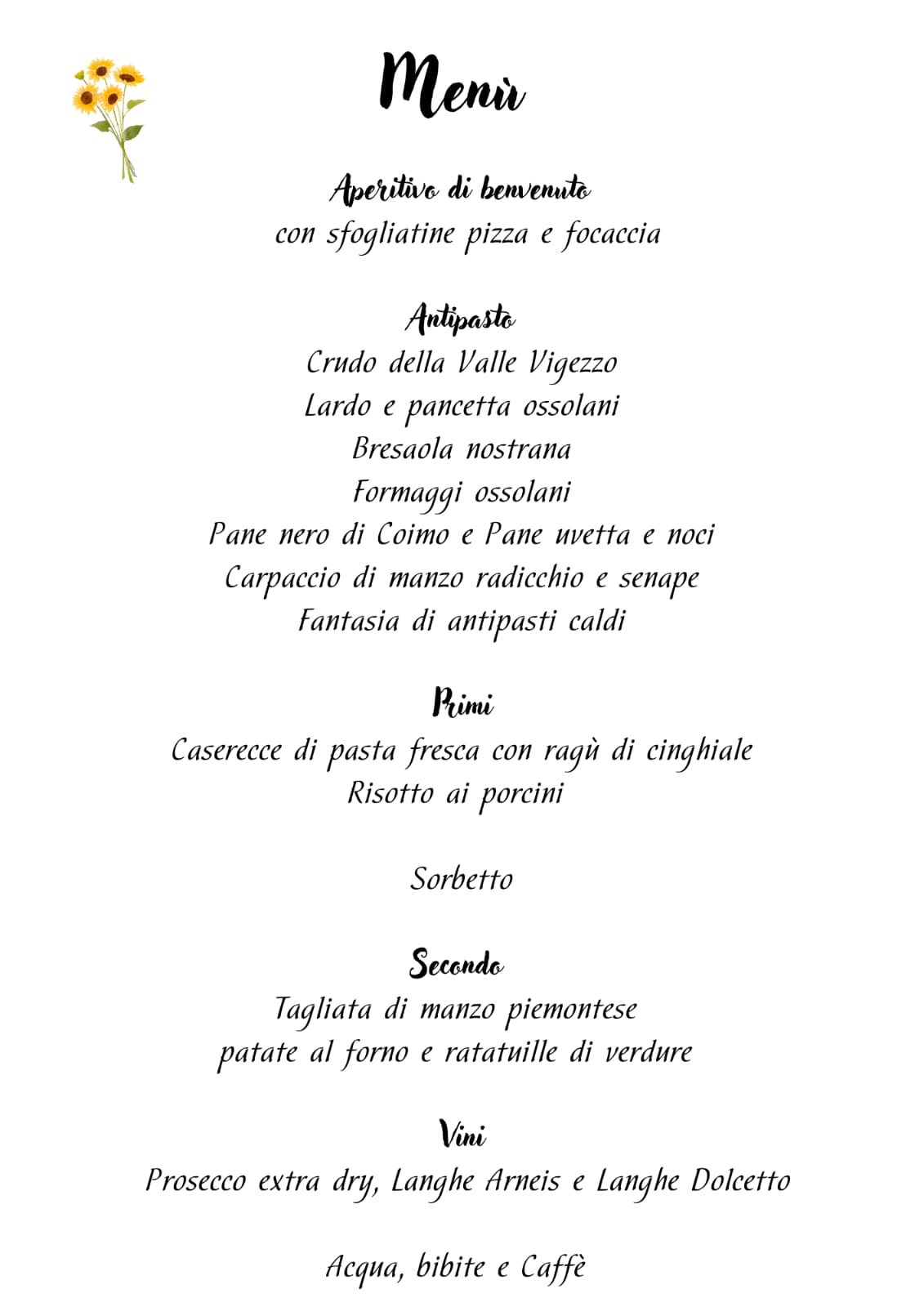 Menu’